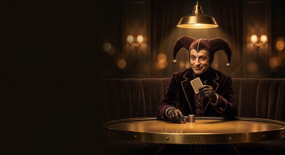 Plateau de casino en ligne avec jetons et cartes